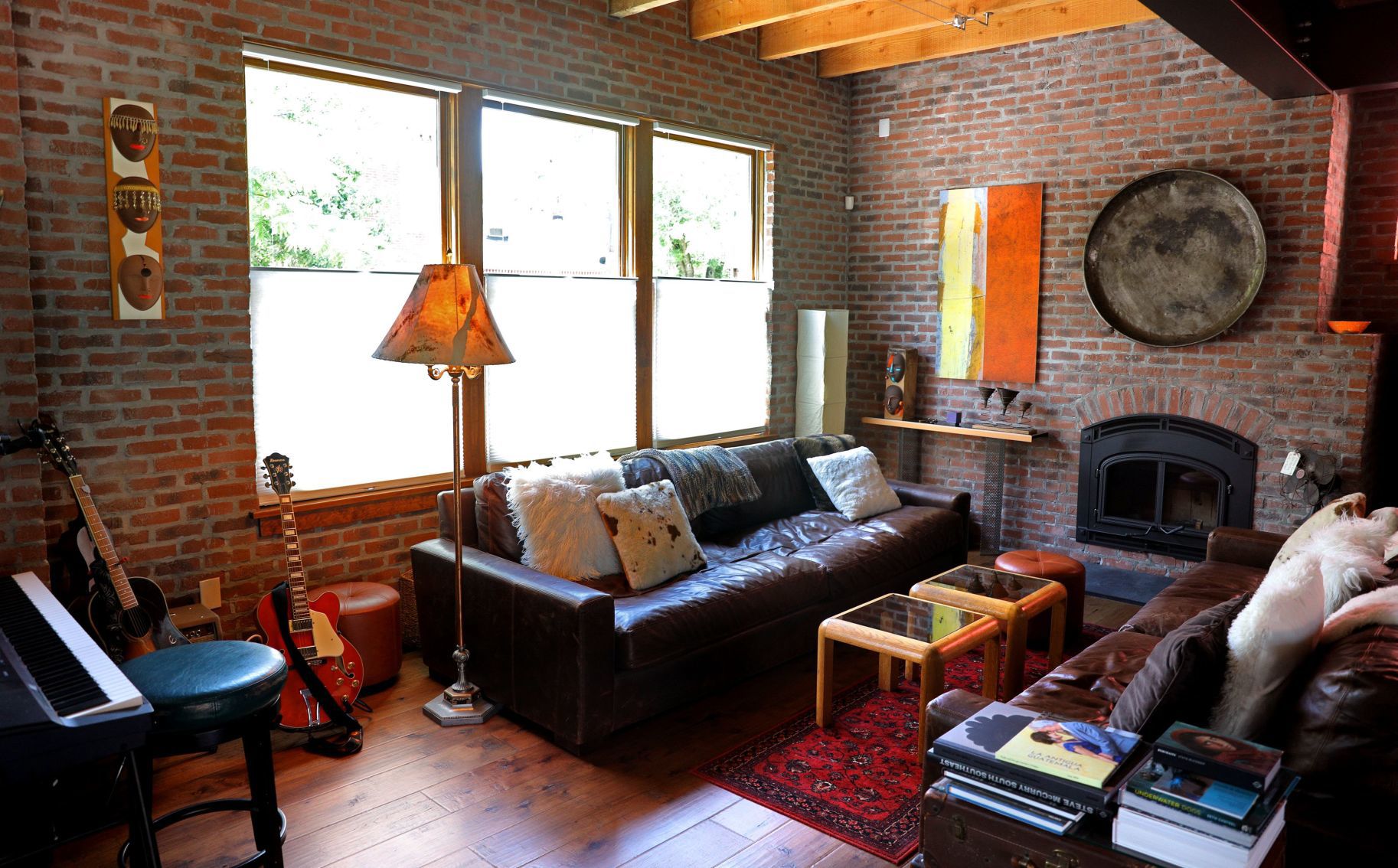 At home: Don and Phyllis' Benton Park loft